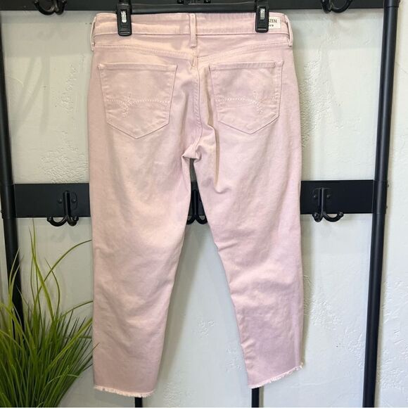Denizen from Levi’s, low rise straight crop denim jeans, blush, size 29 - Picture 7 of 13